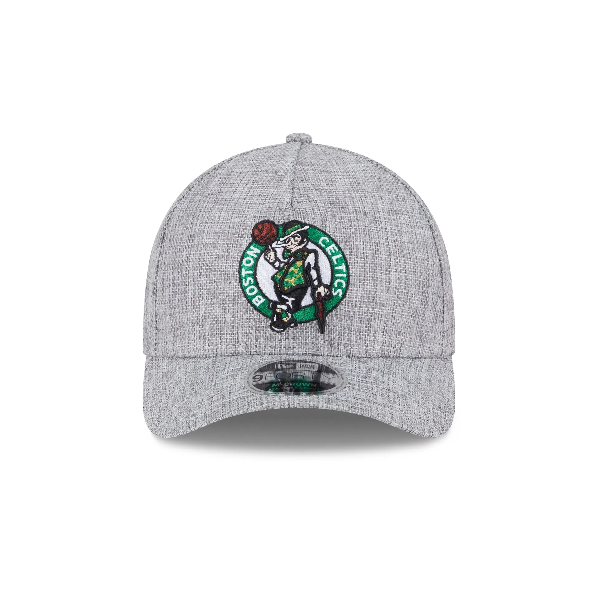 Boston Celtics Cotton Weave Gray 9FORTY M-Crown A-Frame Snapback Hat sold by New Era product image thumbnail 2