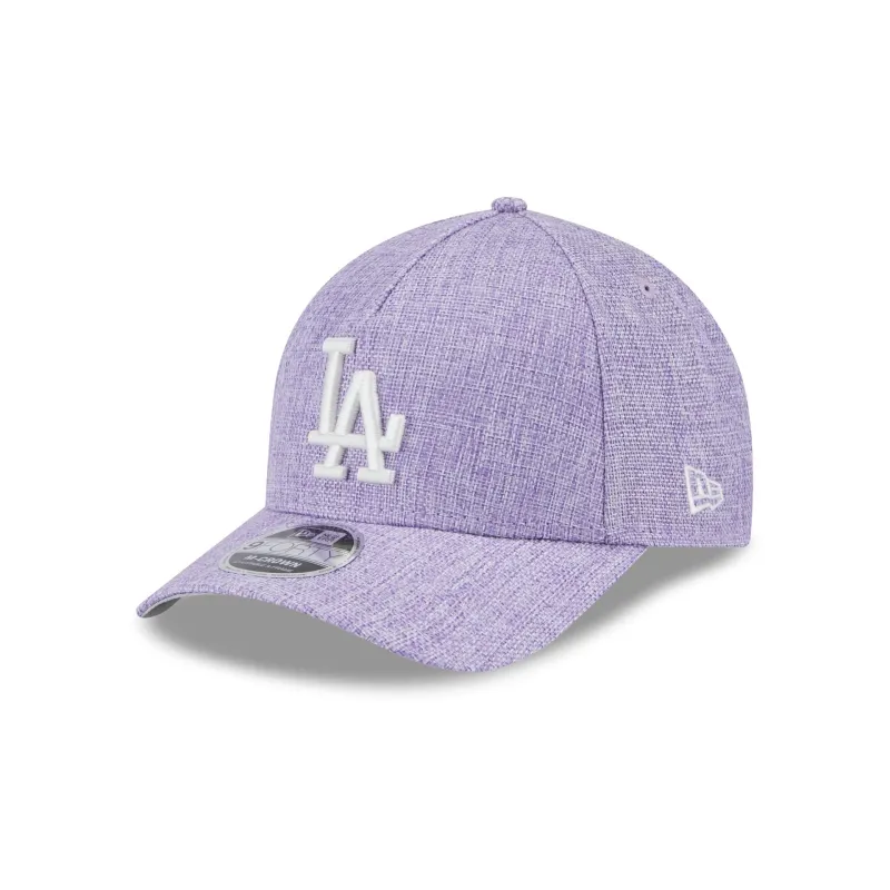 Los Angeles Dodgers Cotton Weave Purple 9FORTY M-Crown A-Frame Snapback Hat sold by New Era