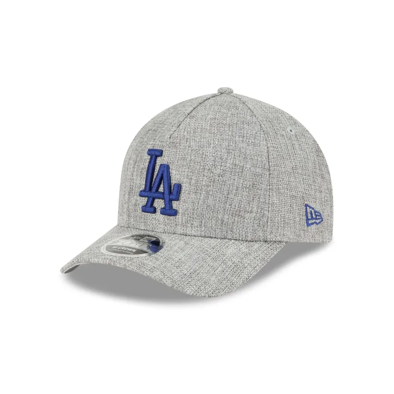 Los Angeles Dodgers Cotton Weave Gray 9FORTY M-Crown A-Frame Snapback Hat sold by New Era