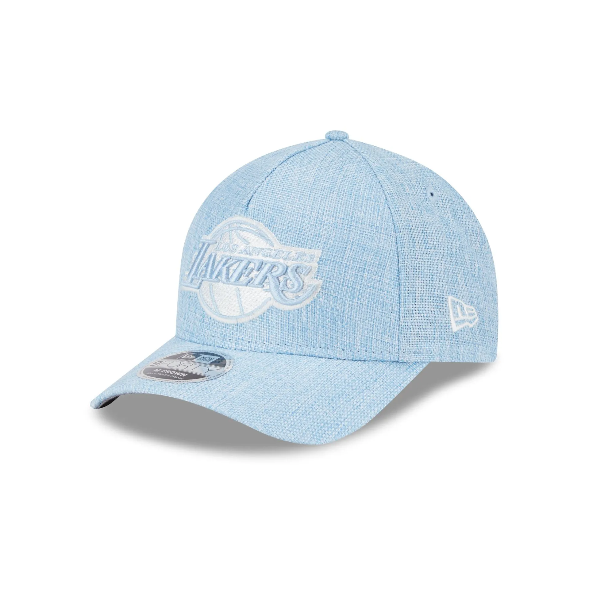 Los Angeles Lakers Cotton Weaver Blue 9FORTY M-Crown A-Frame Snapback Hat sold by New Era