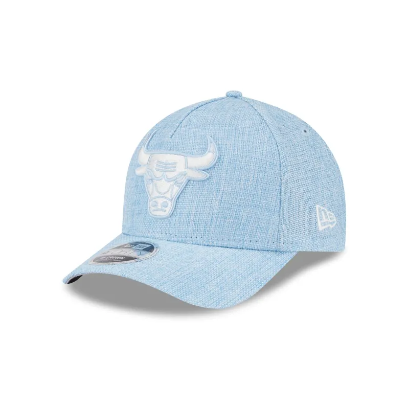 Chicago Bulls Cotton Weaver Blue 9FORTY M-Crown A-Frame Snapback Hat sold by New Era