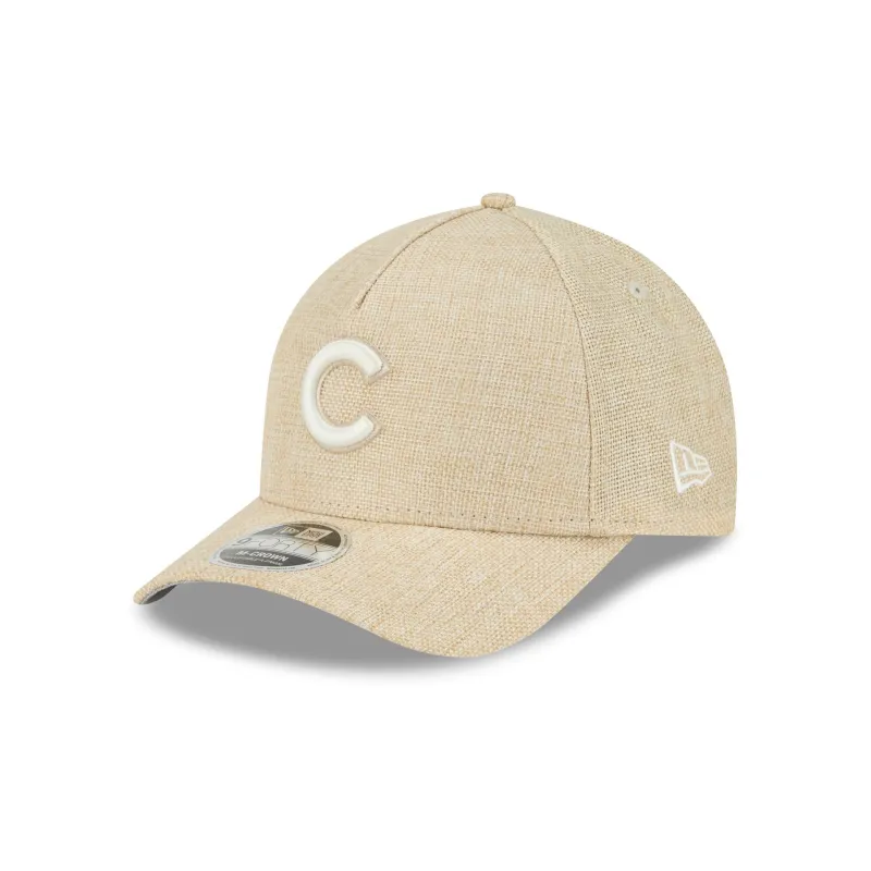 Chicago Cubs Cotton Weave Stone 9FORTY M-Crown A-Frame Snapback Hat sold by New Era