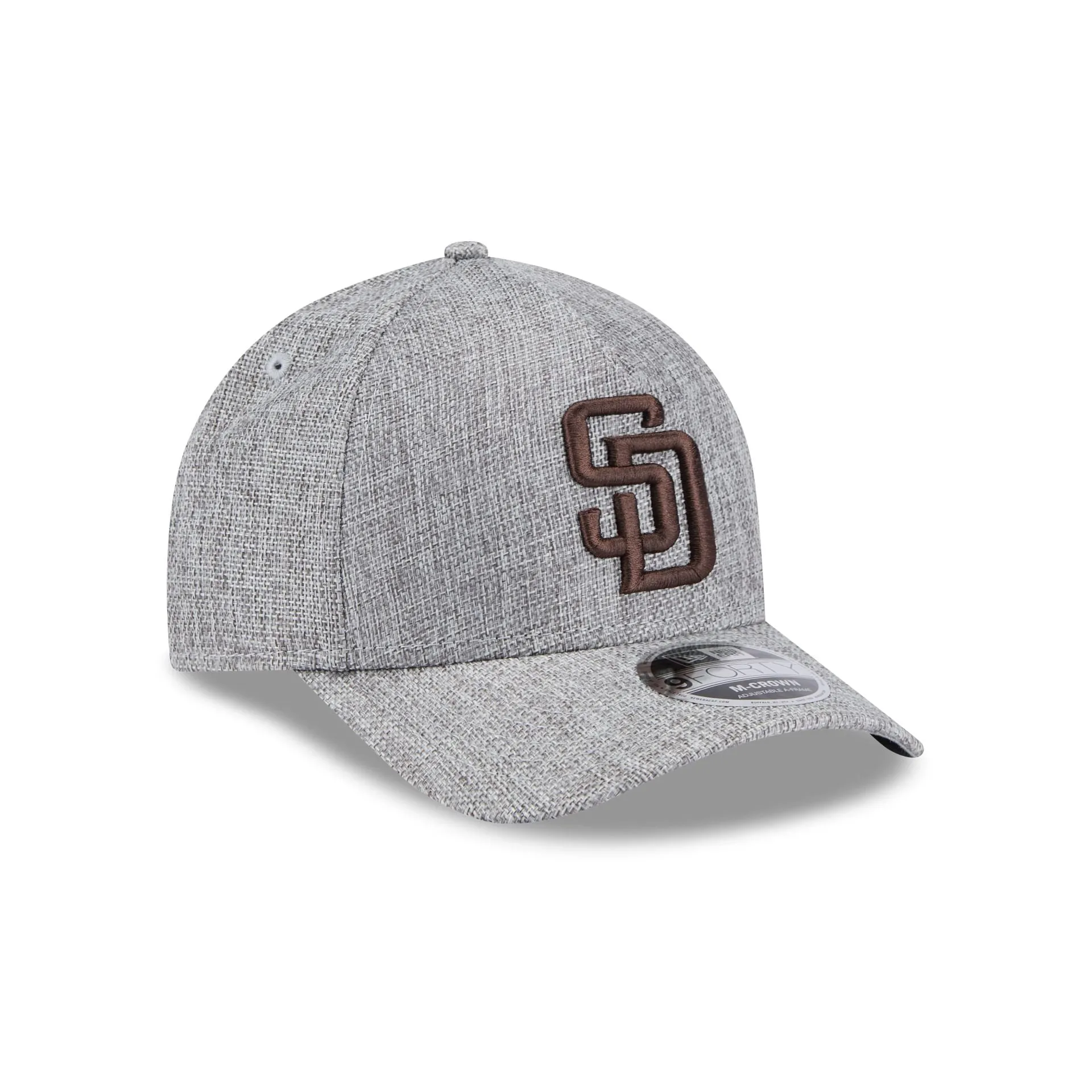San Diego Padres Cotton Weave Gray 9FORTY M-Crown A-Frame Snapback Hat sold by New Era product image thumbnail 3