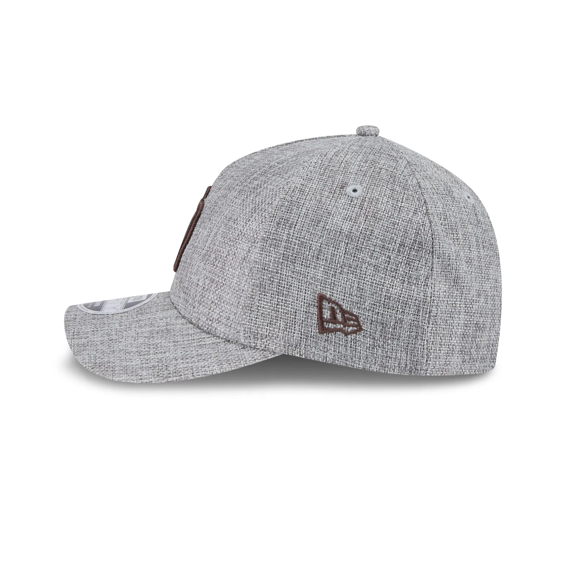 San Diego Padres Cotton Weave Gray 9FORTY M-Crown A-Frame Snapback Hat sold by New Era product image thumbnail 4