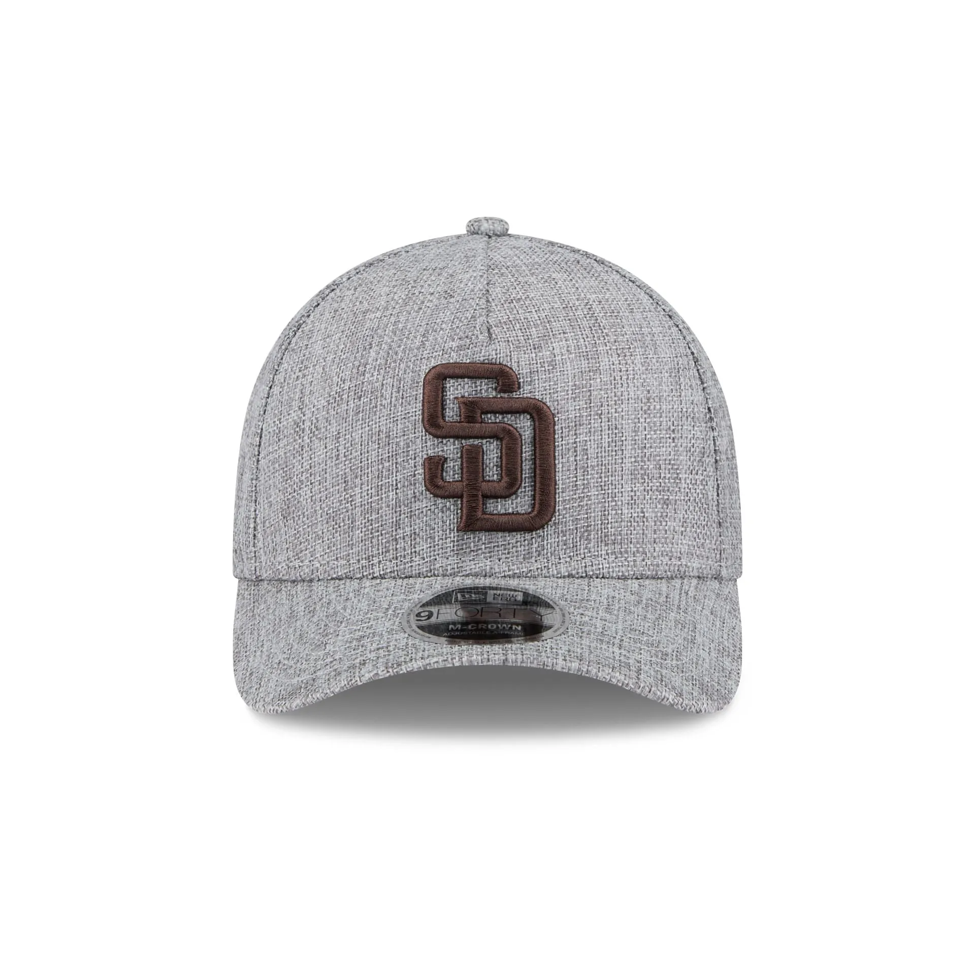 San Diego Padres Cotton Weave Gray 9FORTY M-Crown A-Frame Snapback Hat sold by New Era product image thumbnail 2