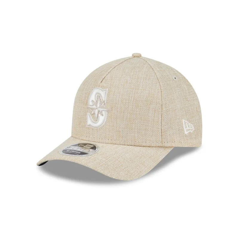 Seattle Mariners Cotton Weave Stone 9FORTY M-Crown A-Frame Snapback Hat sold by New Era