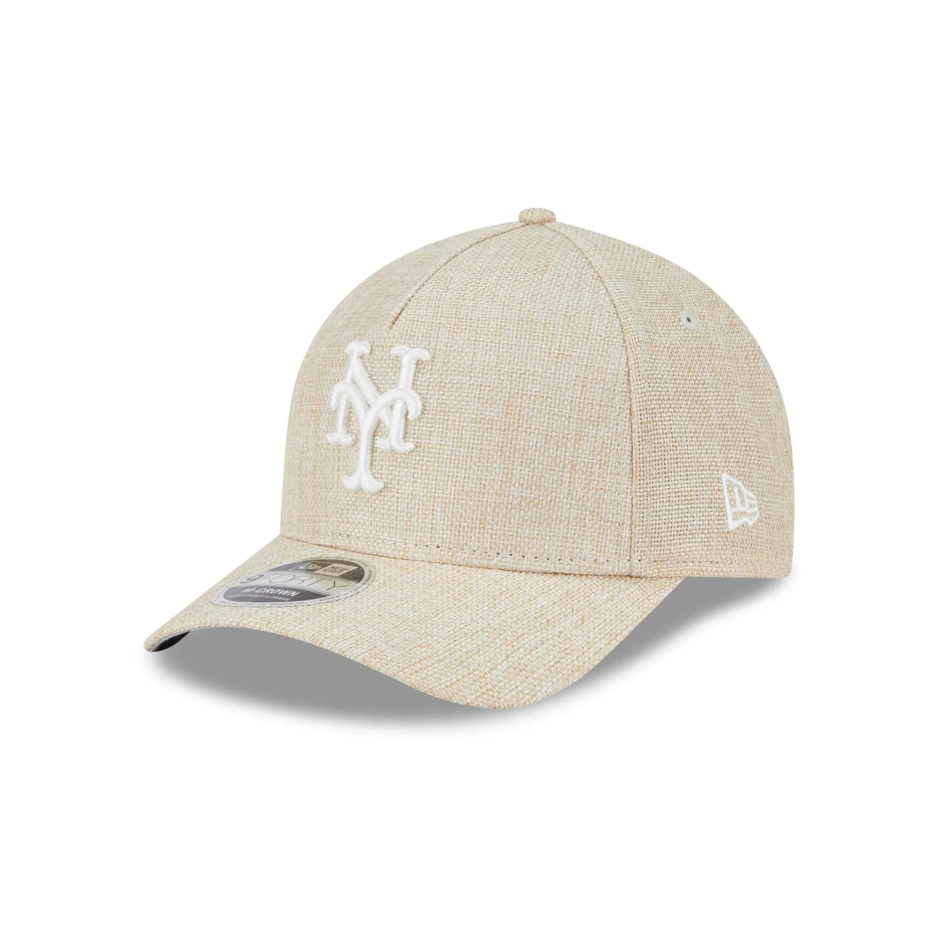 New York Mets Cotton Weave Stone 9FORTY M-Crown A-Frame Snapback Hat sold by New Era