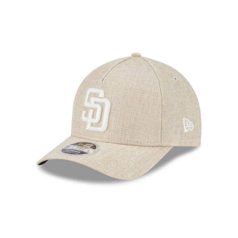 San Diego Padres Cotton Weave Stone 9FORTY M-Crown A-Frame Snapback Hat sold by New Era