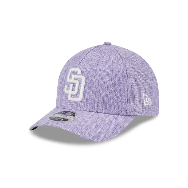 San Diego Padres Cotton Weave Purple 9FORTY M-Crown A-Frame Snapback Hat sold by New Era