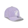 Miami Heat Cotton Weave Purple 9FORTY M-Crown A-Frame Snapback Hat sold by New Era