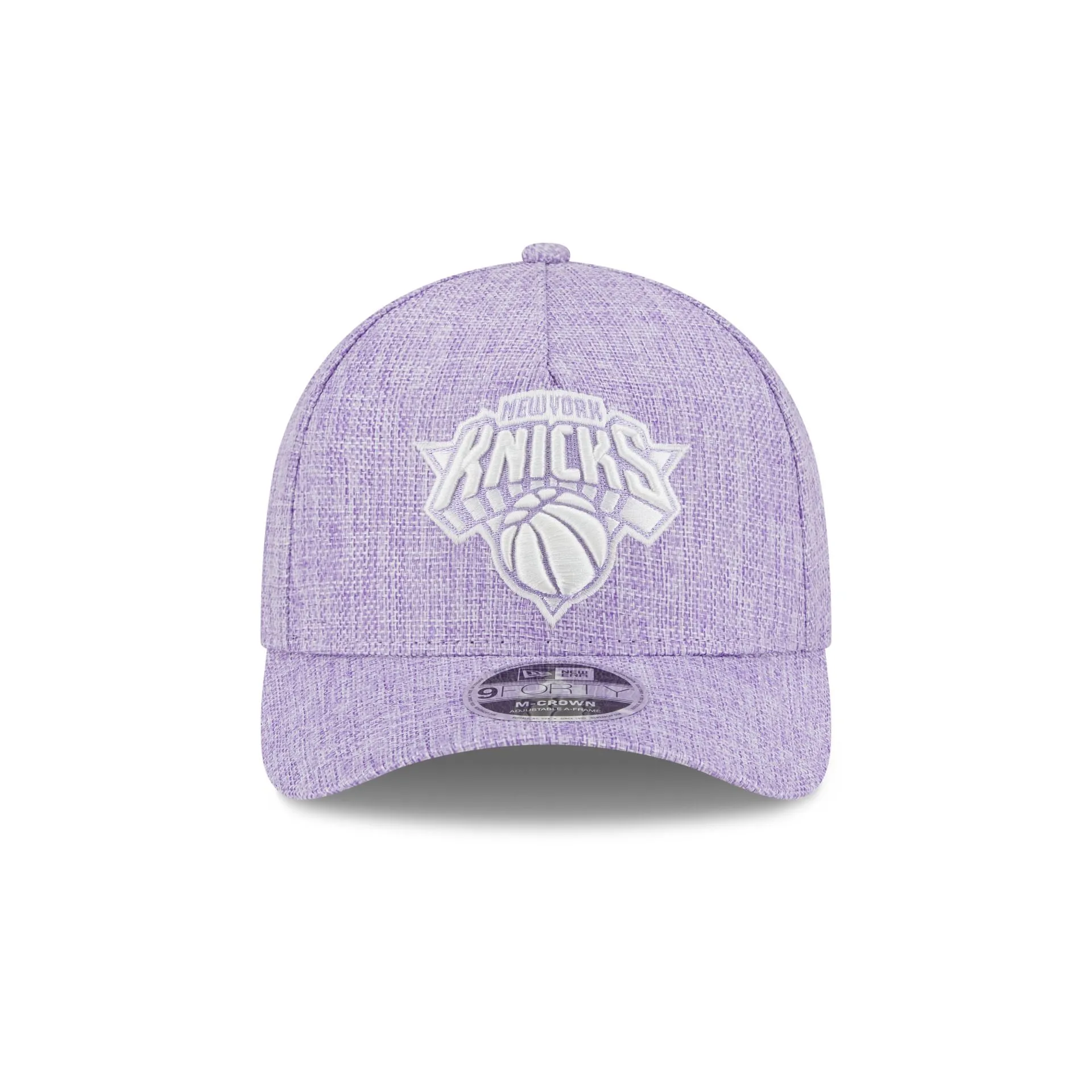 New York Knicks Cotton Weave Purple 9FORTY M-Crown A-Frame Snapback Hat sold by New Era product image thumbnail 2