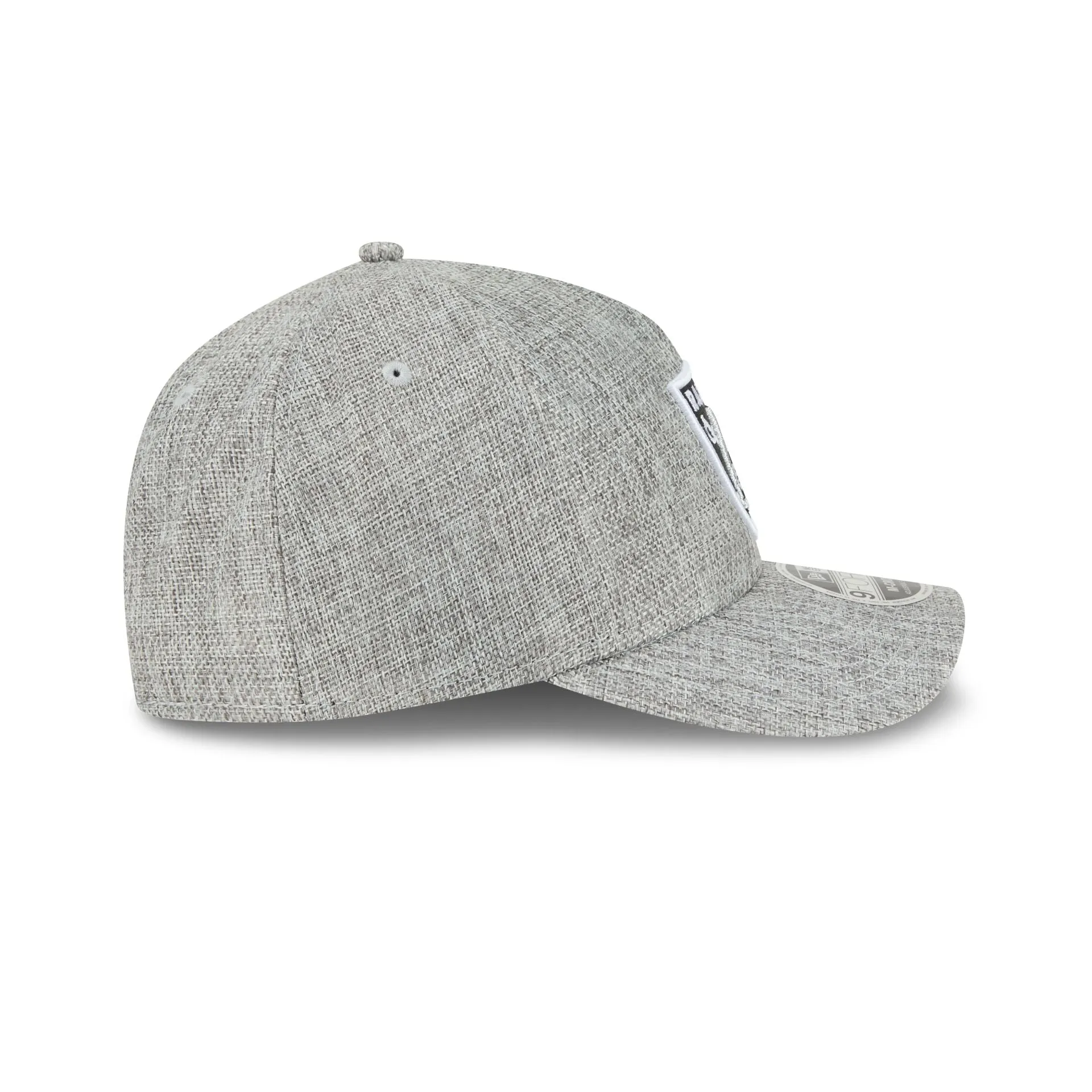 Las Vegas Raiders Cotton Weave Gray 9FORTY M-Crown A-Frame Snapback Hat sold by New Era product image thumbnail 5