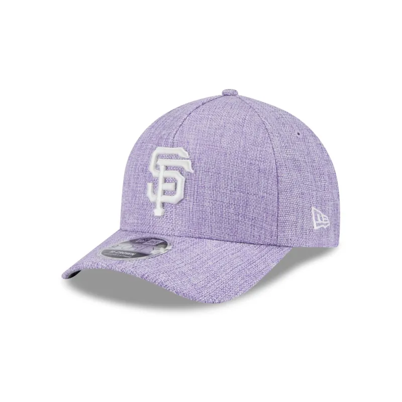 San Francisco Giants Cotton Weave Purple 9FORTY M-Crown A-Frame Snapback Hat sold by New Era