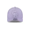 Colorado Rockies Cotton Weave Purple 9FORTY M-Crown A-Frame Snapback Hat sold by New Era