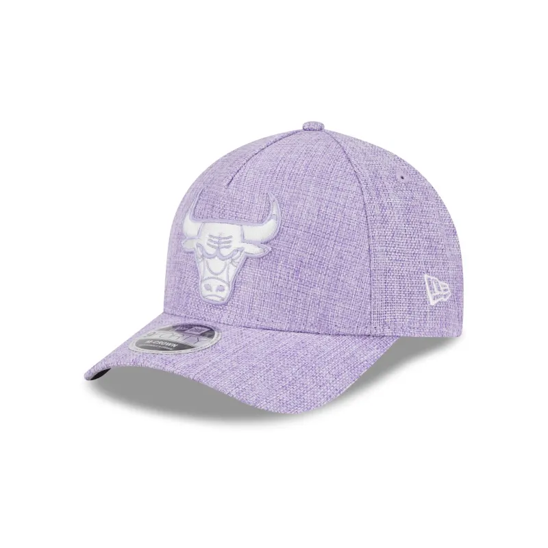 Chicago Bulls Cotton Weave Purple 9FORTY M-Crown A-Frame Snapback Hat sold by New Era