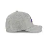 Los Angeles Lakers Cotton Weave Gray 9FORTY M-Crown A-Frame Snapback Hat sold by New Era