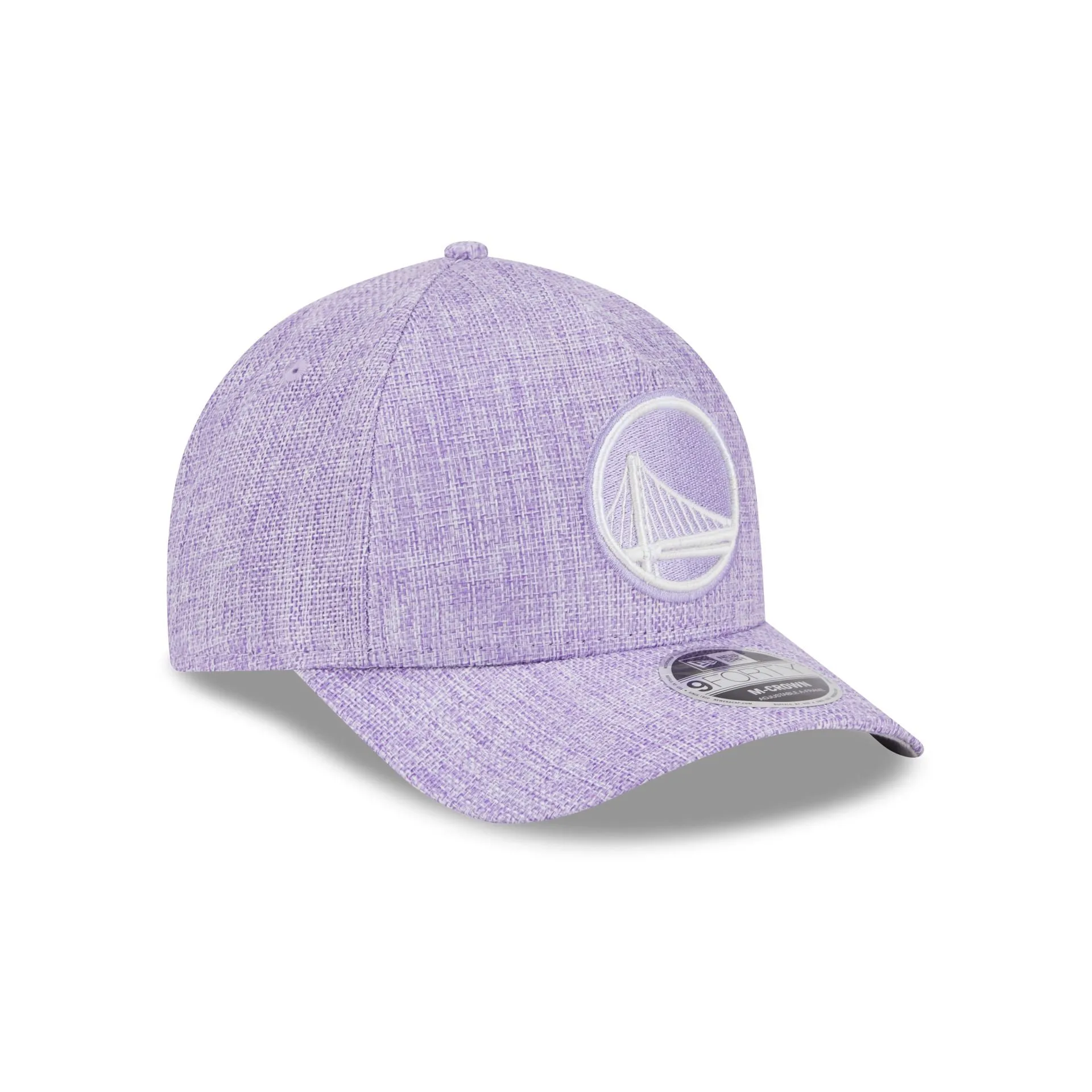 Golden State Warriors Cotton Weave Purple 9FORTY M-Crown A-Frame Snapback Hat sold by New Era product image thumbnail 3