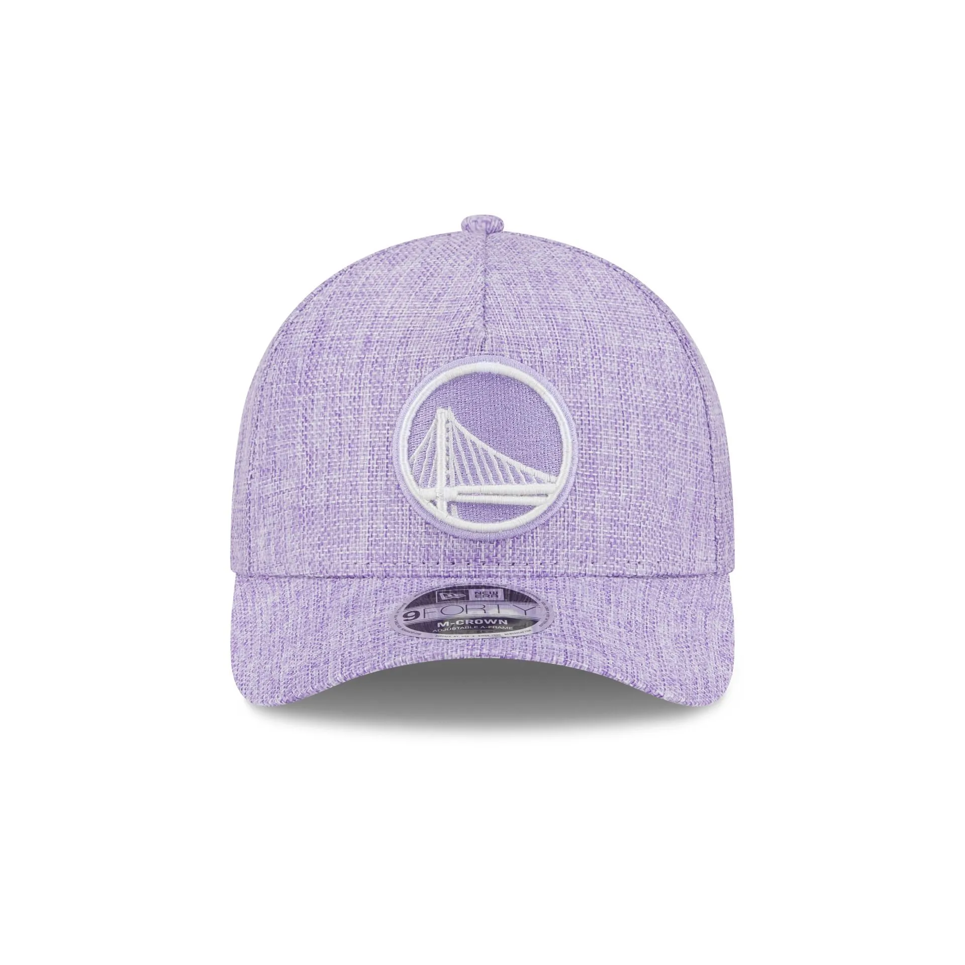 Golden State Warriors Cotton Weave Purple 9FORTY M-Crown A-Frame Snapback Hat sold by New Era product image thumbnail 2
