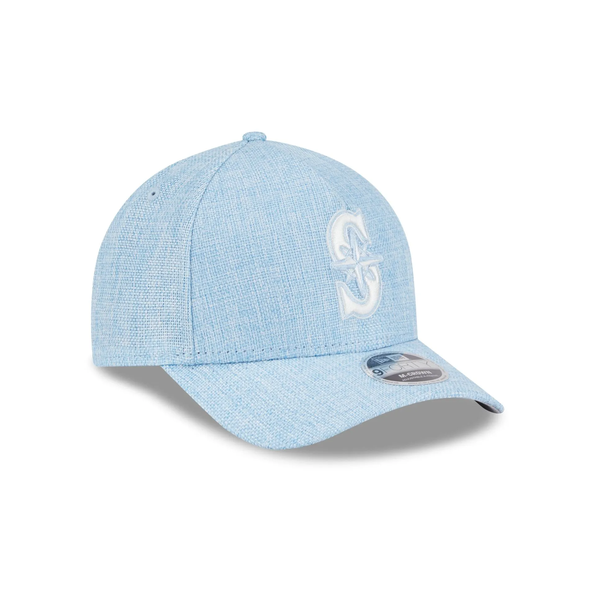 Seattle Mariners Cotton Weaver Blue 9FORTY M-Crown A-Frame Snapback Hat sold by New Era product image thumbnail 3