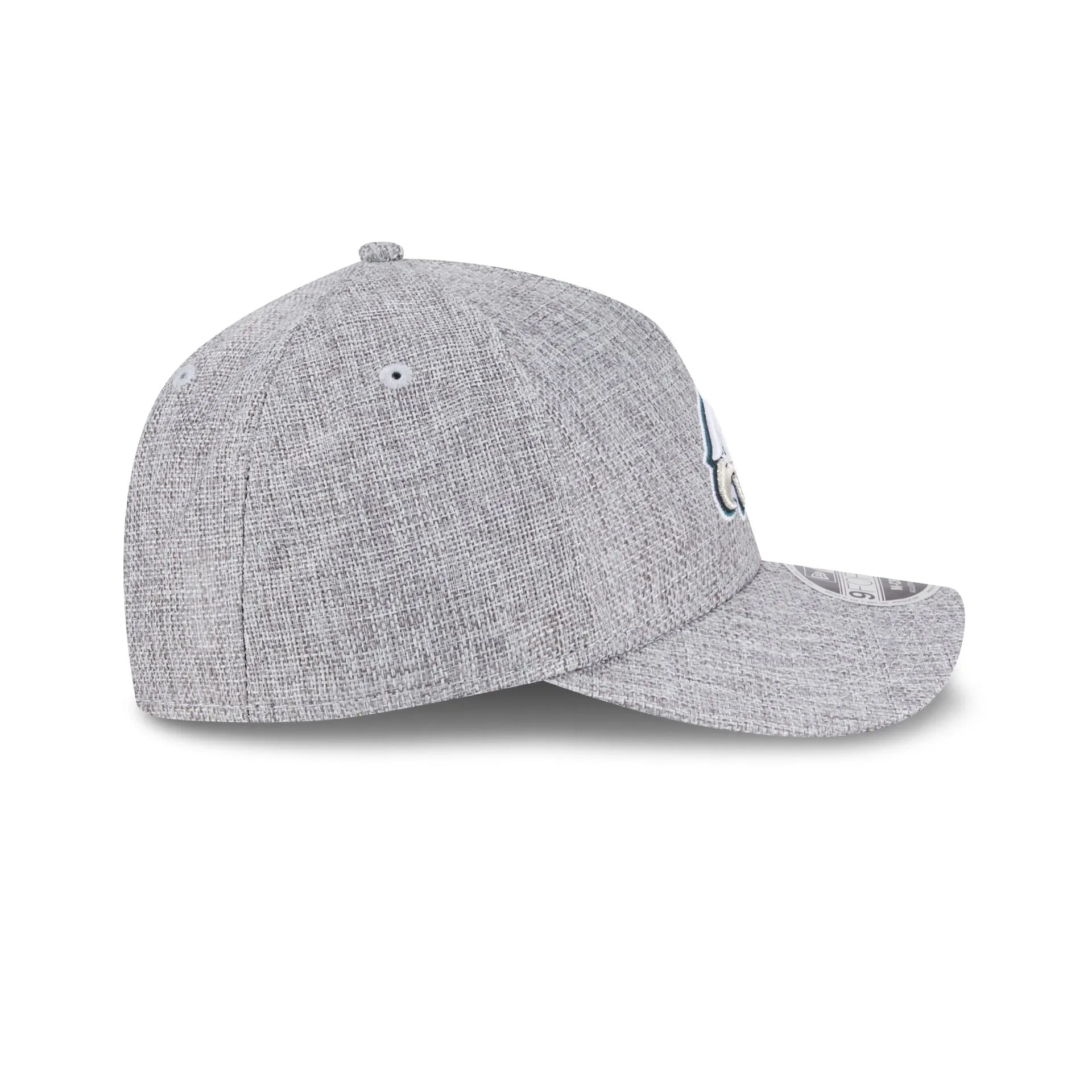 Philadelphia Eagles Cotton Weave Gray 9FORTY M-Crown A-Frame Snapback Hat sold by New Era product image thumbnail 5