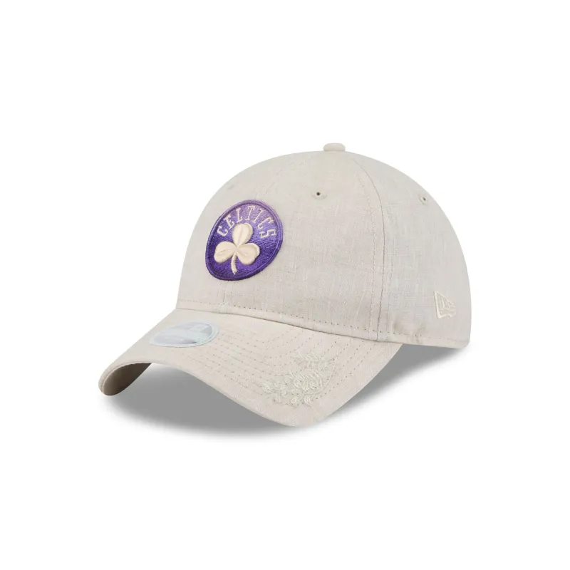 Boston Celtics Floral Women's 9TWENTY Adjustable Hat sold by New Era