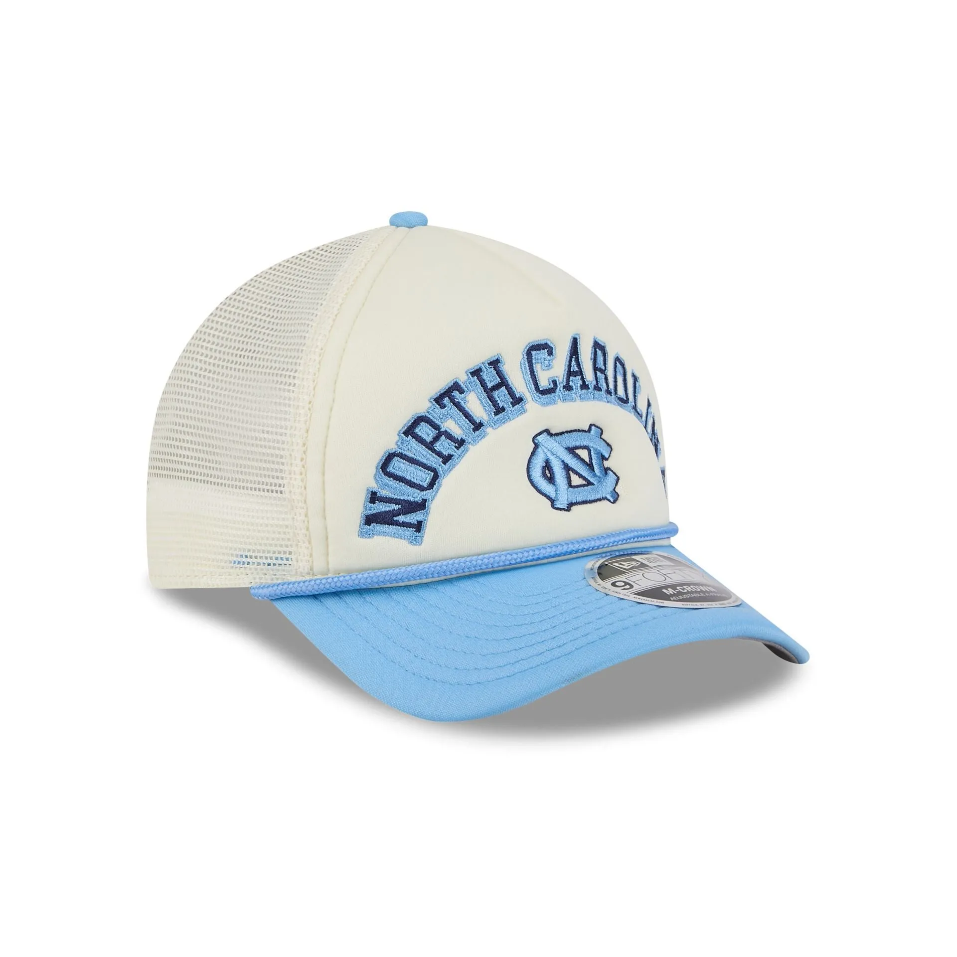 North Carolina Tar Heels Chrome Arch 9FORTY M-Crown A-Frame Trucker Hat sold by New Era product image thumbnail 3