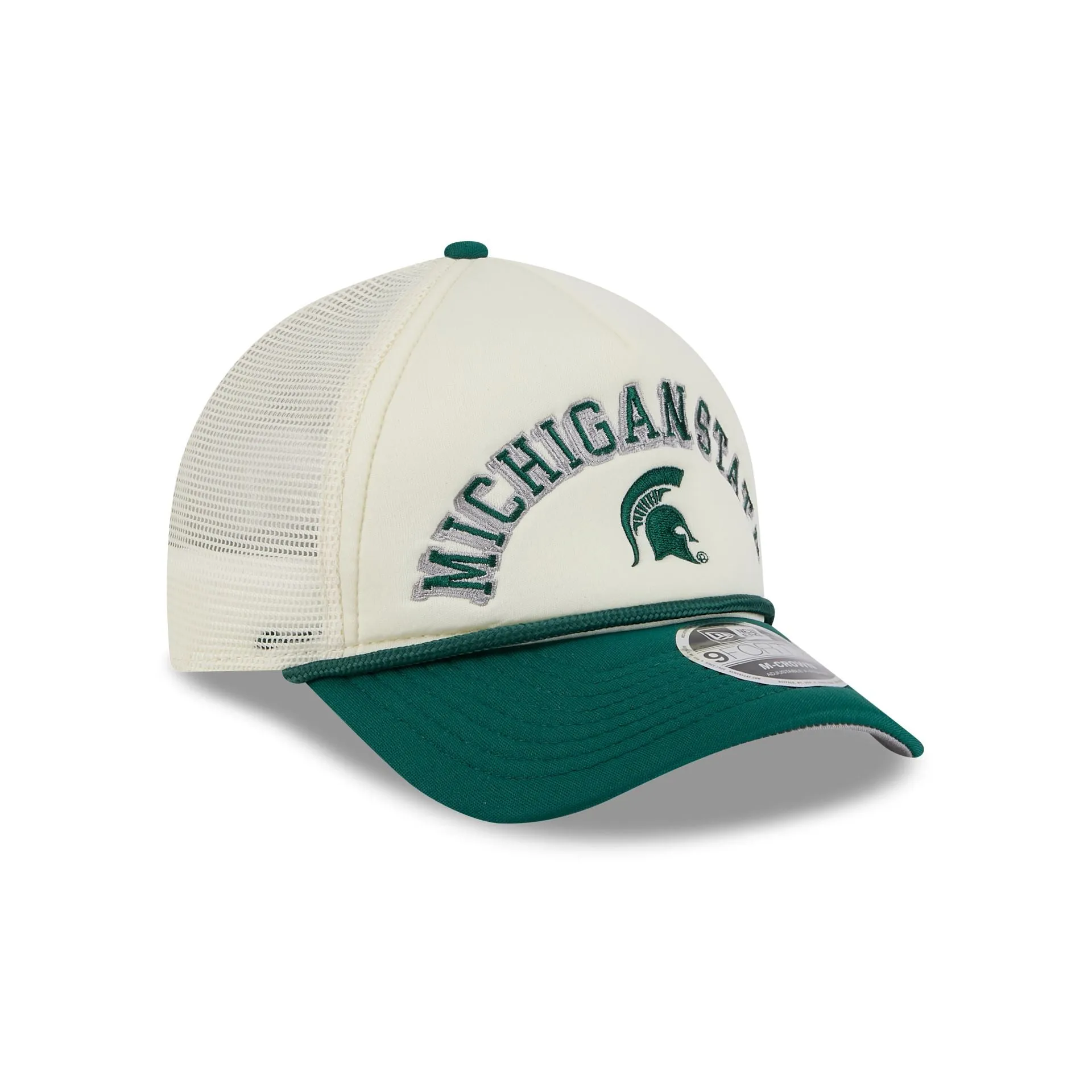 Michigan State Spartans Chrome Arch 9FORTY M-Crown A-Frame Trucker Hat sold by New Era product image thumbnail 3