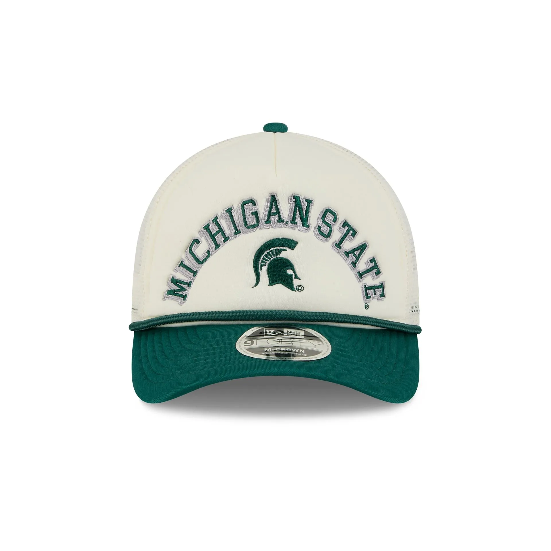 Michigan State Spartans Chrome Arch 9FORTY M-Crown A-Frame Trucker Hat sold by New Era product image thumbnail 2