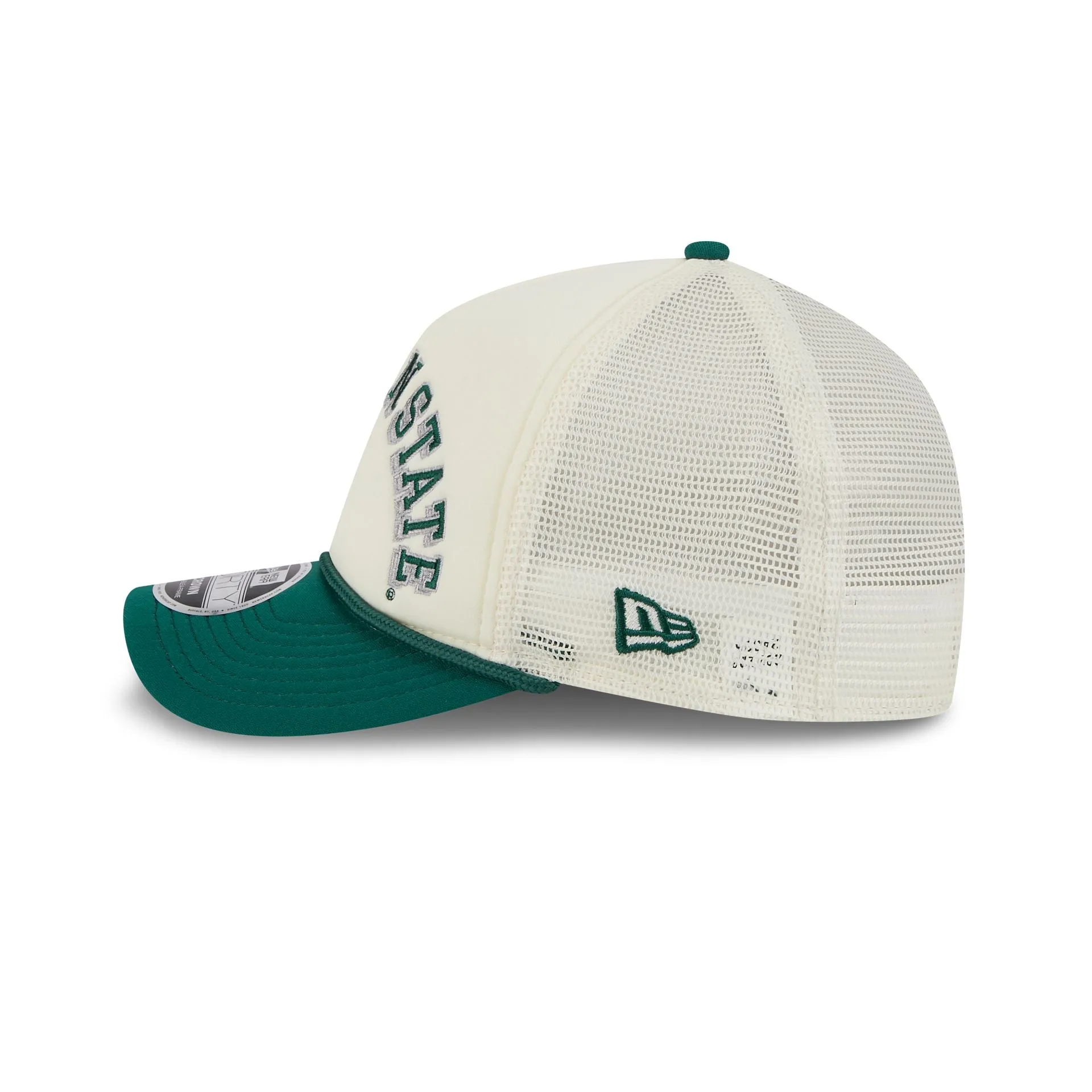 Michigan State Spartans Chrome Arch 9FORTY M-Crown A-Frame Trucker Hat sold by New Era product image thumbnail 4