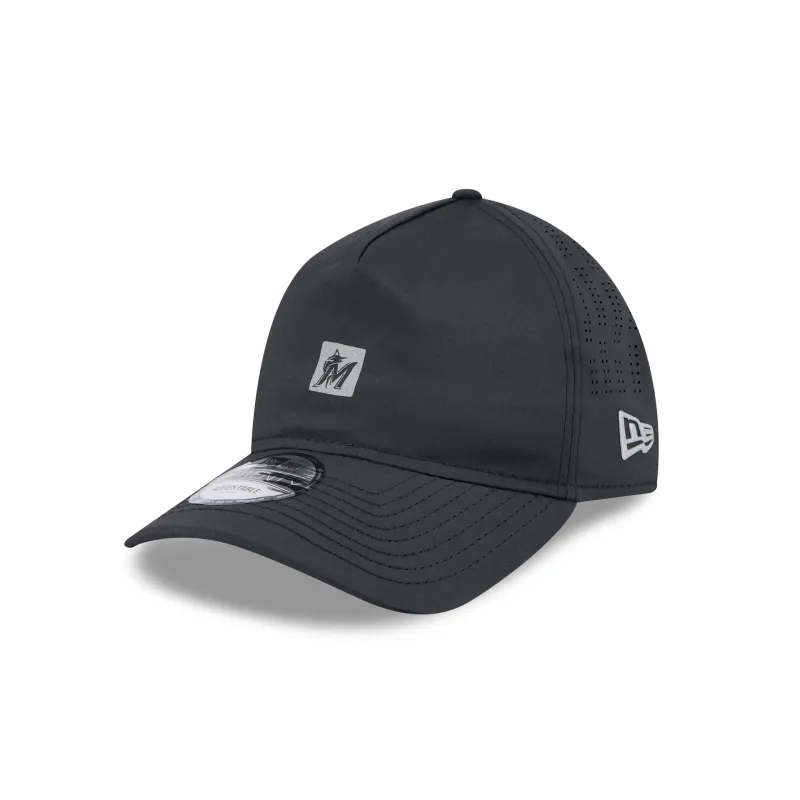 Miami Marlins Reflect 9TWENTY A-Frame Adjustable Hat sold by New Era