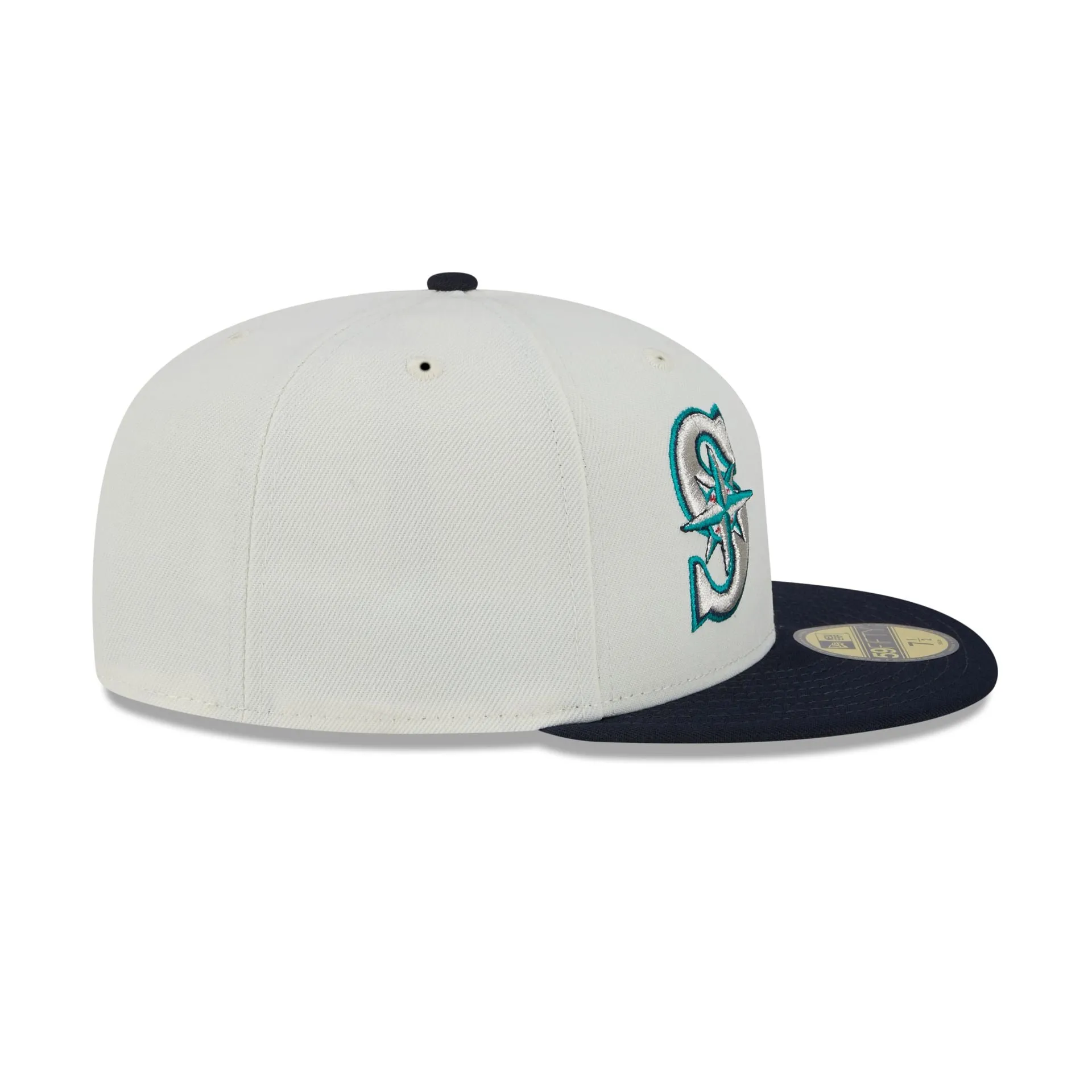 Seattle Mariners Ken Griffey Jr. Chrome White 59FIFTY Fitted Hat sold by New Era product image thumbnail 5