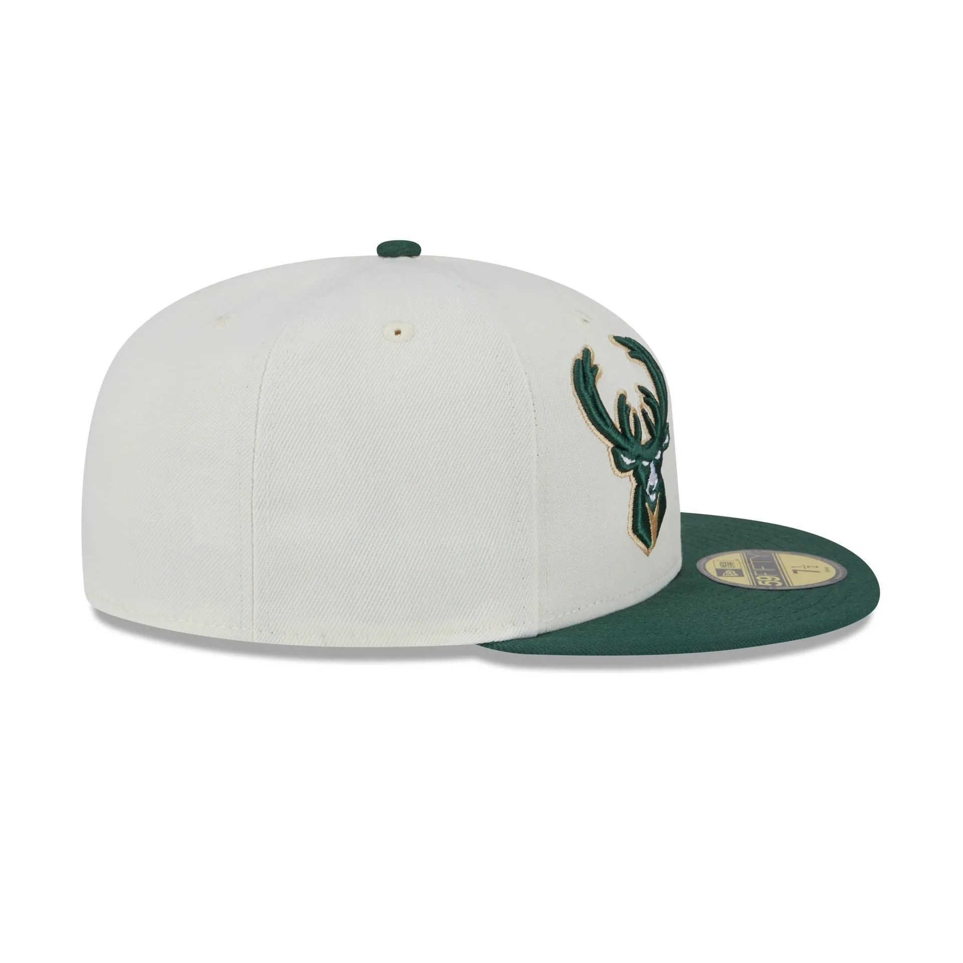 Milwaukee Bucks Giannis Antetokounmpo Chrome White 59FIFTY Fitted Hat sold by New Era product image thumbnail 5