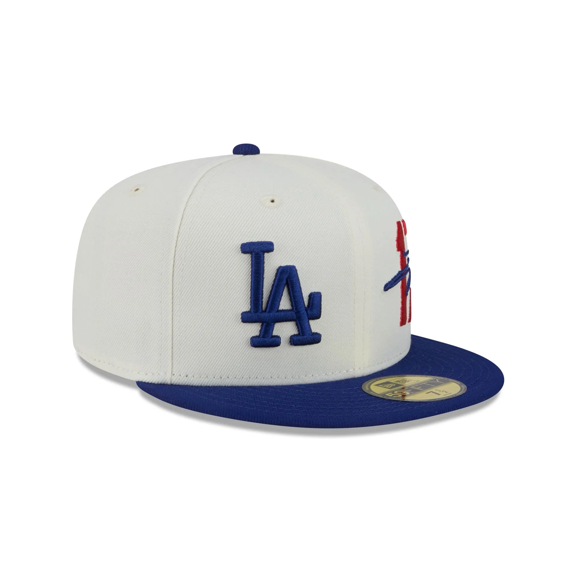 Los Angeles Dodgers Shohei Ohtani Chrome White 59FIFTY Fitted Hat sold by New Era product image thumbnail 3
