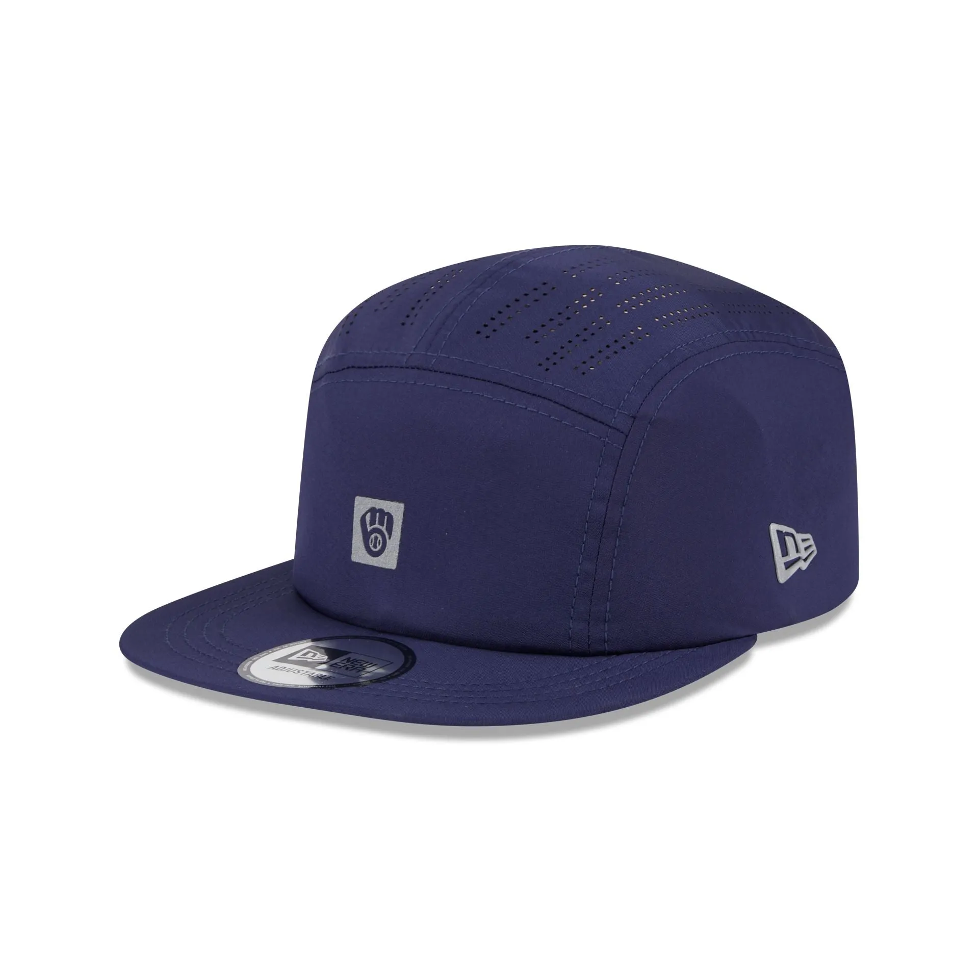 Milwaukee Brewers Reflect Camper Strapback Hat sold by New Era