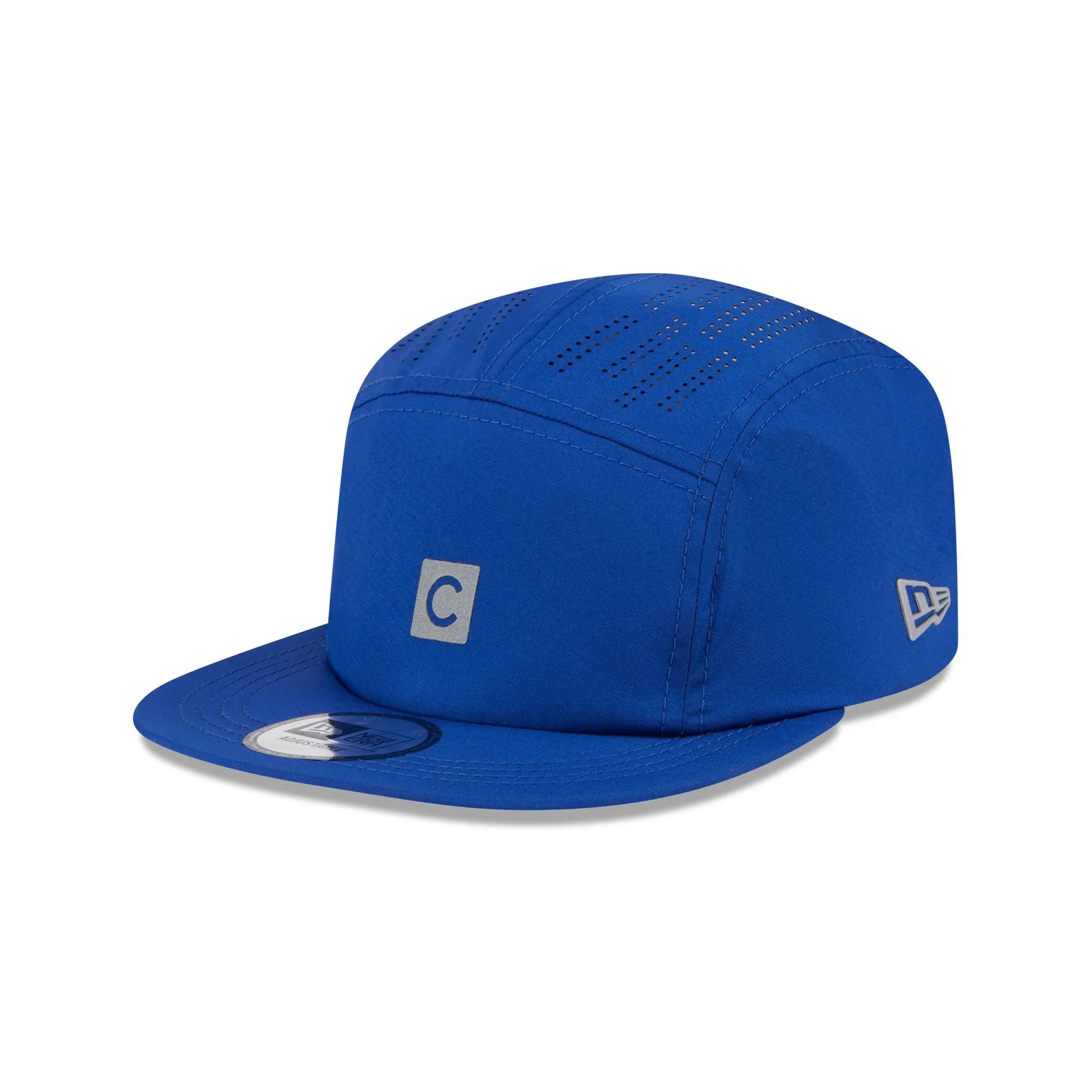 Chicago Cubs Reflect Camper Strapback Hat sold by New Era