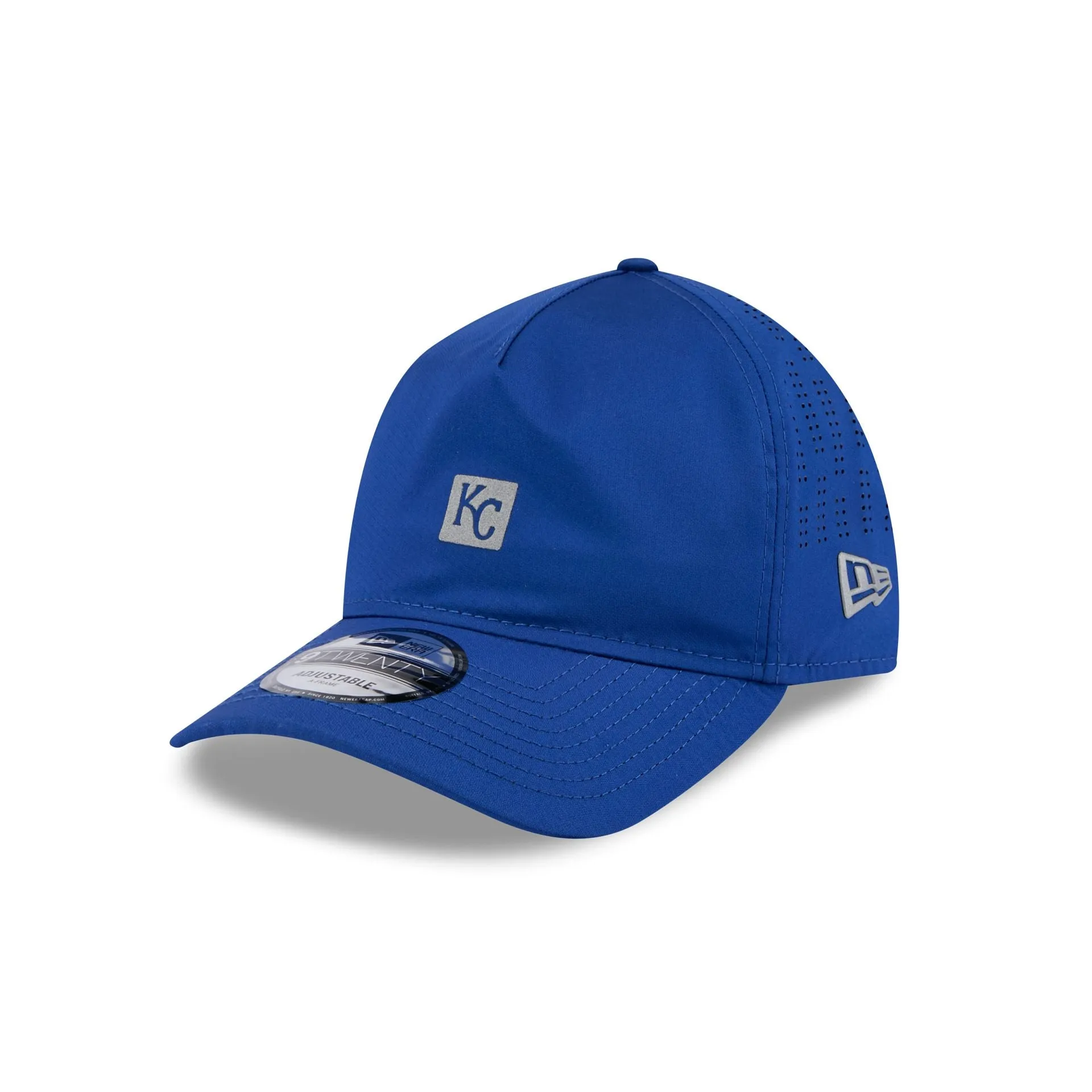 Kansas City Royals Reflect 9TWENTY A-Frame Adjustable Hat sold by New Era