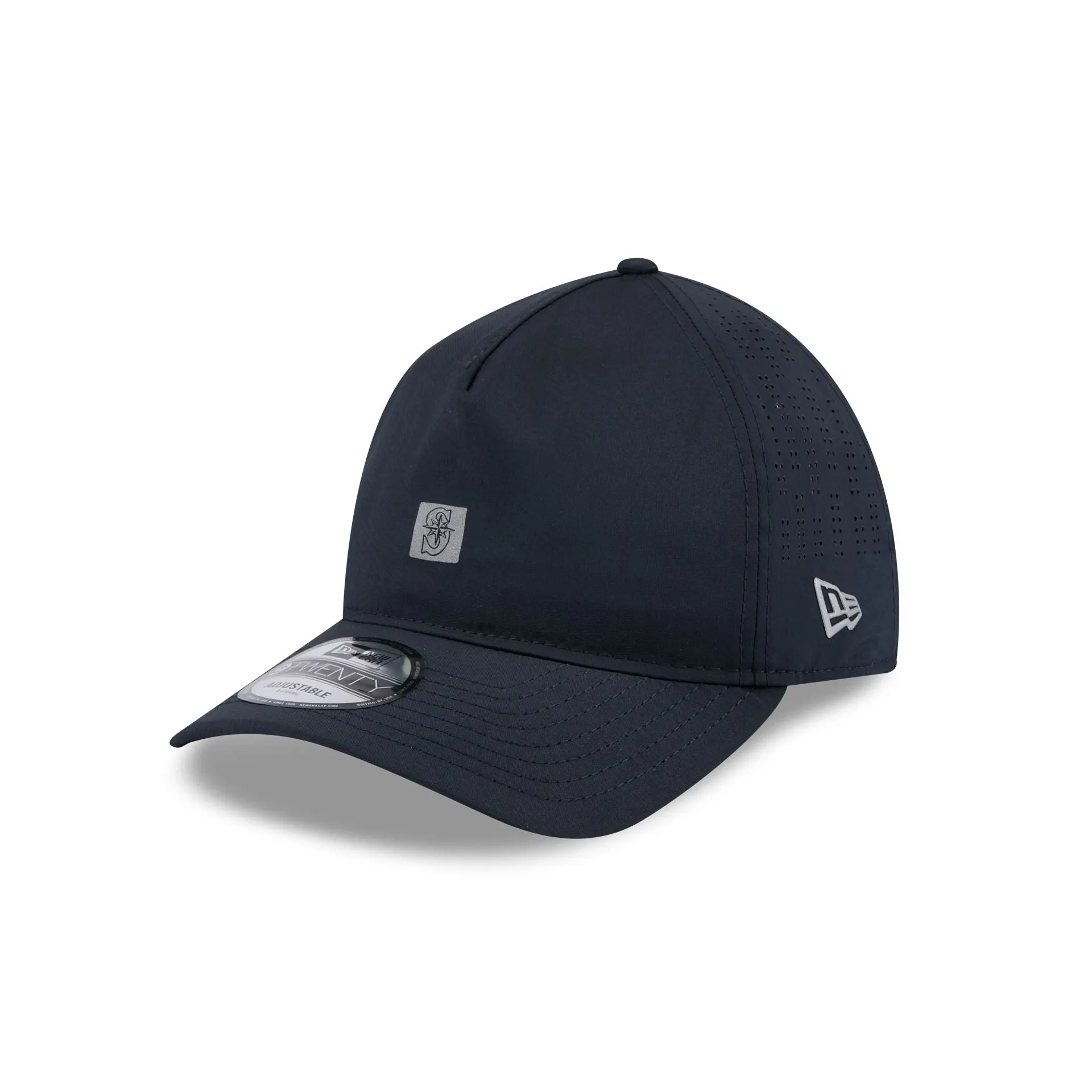 Seattle Mariners Reflect 9TWENTY A-Frame Adjustable Hat sold by New Era
