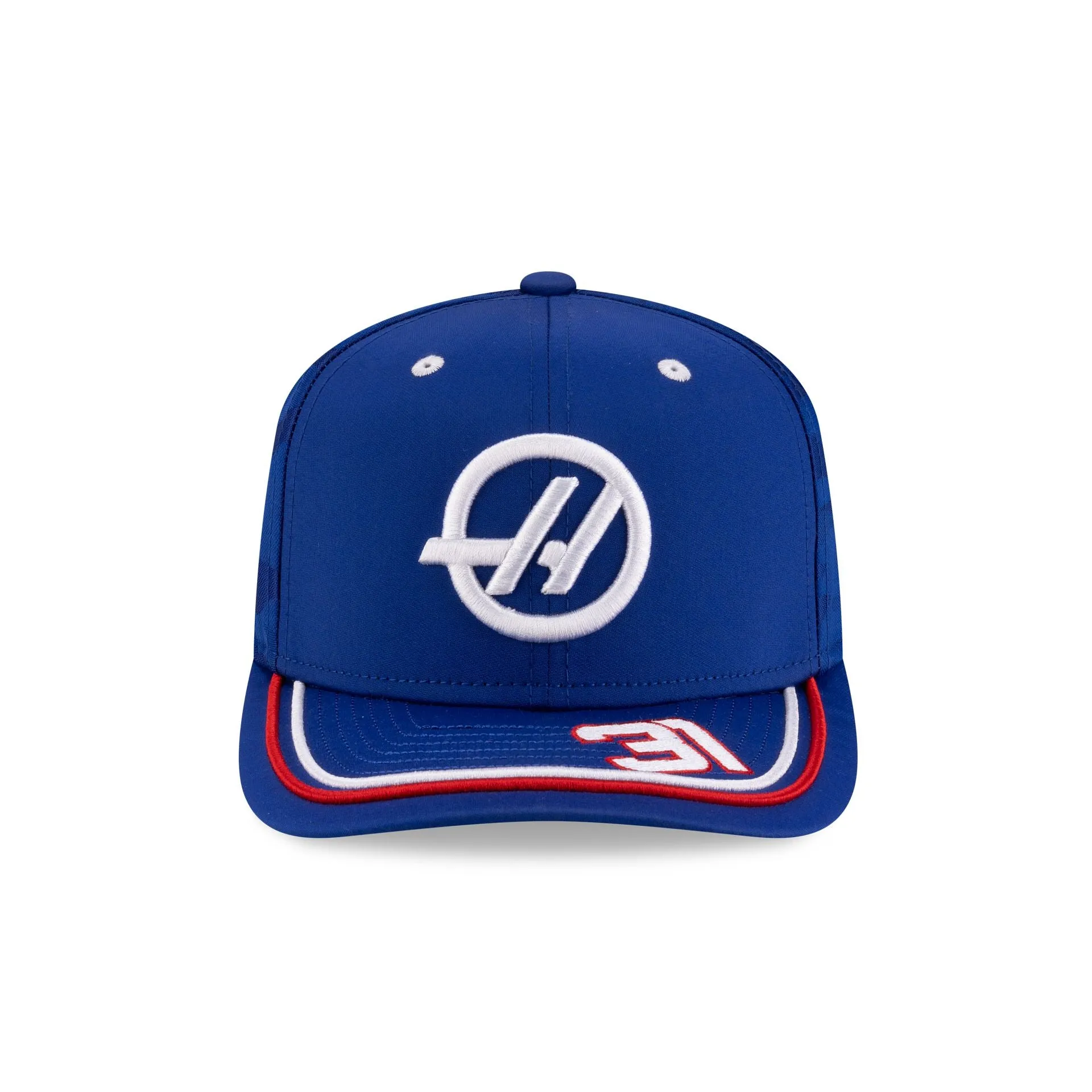 2025 Silverstone Race Special MoneyGram Haas F1 Team Esteban Ocon 9SEVENTY Stretch-Snap Hat sold by New Era product image thumbnail 2