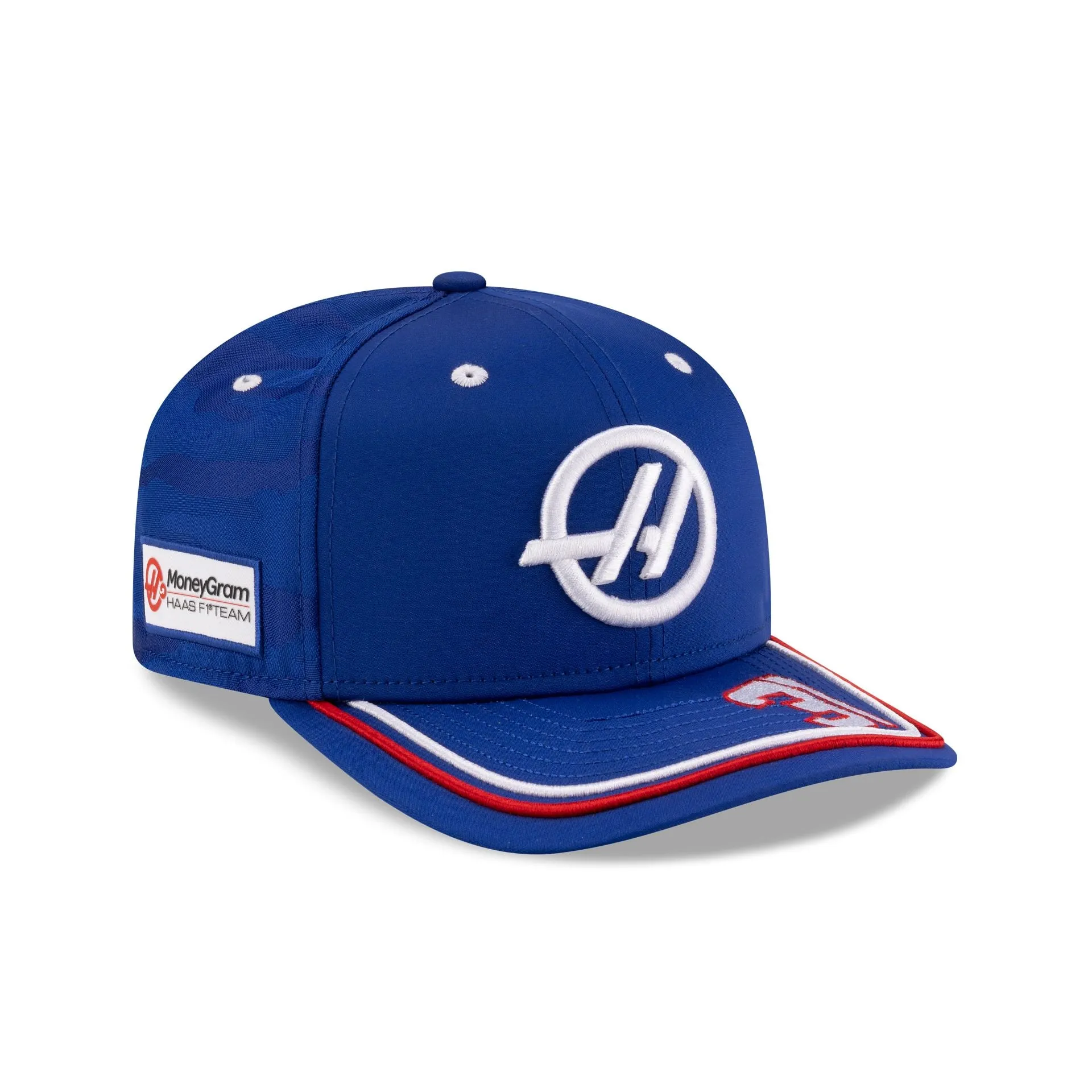 2025 Silverstone Race Special MoneyGram Haas F1 Team Esteban Ocon 9SEVENTY Stretch-Snap Hat sold by New Era product image thumbnail 3