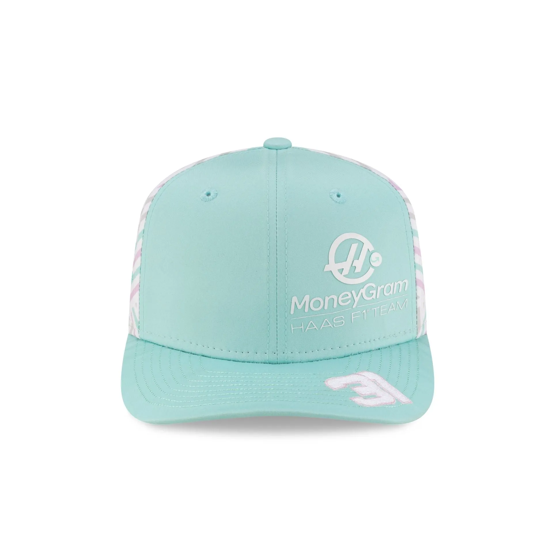 2025 Miami Race Special MoneyGram Haas F1 Team Esteban Ocon 9SEVENTY Stretch-Snap Hat sold by New Era product image thumbnail 2