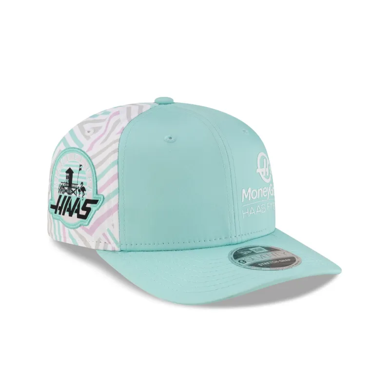 2025 Miami Race Special MoneyGram Haas F1 Team 9SEVENTY Stretch-Snap Hat sold by New Era