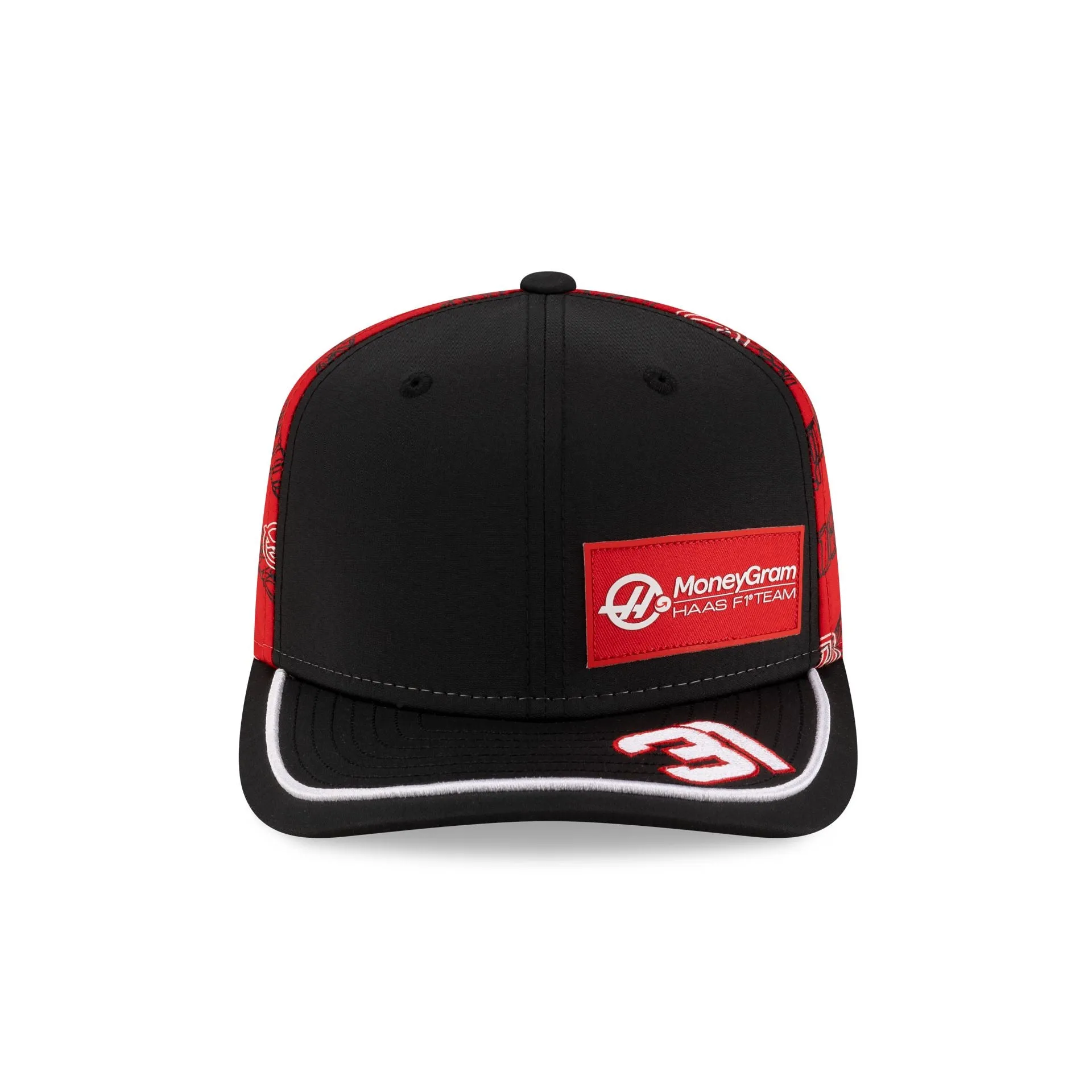 2025 Japan Race Special MoneyGram Haas F1 Team Esteban Ocon 9SEVENTY Stretch-Snap Hat sold by New Era product image thumbnail 2