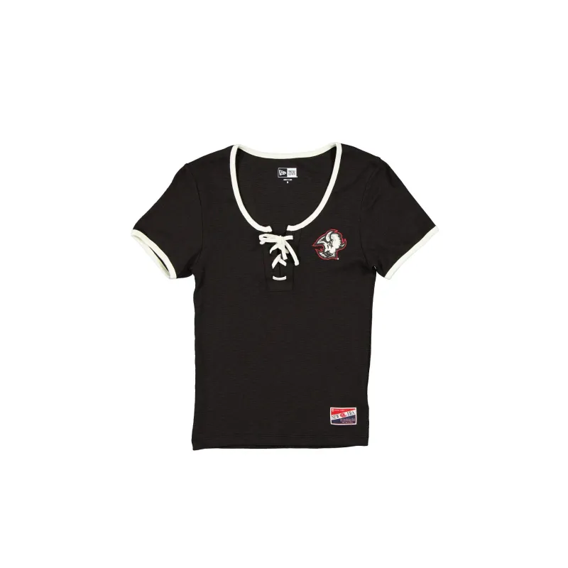 Buffalo Sabres Alternate Throwback Tie Women's T-Shirt sold by New Era