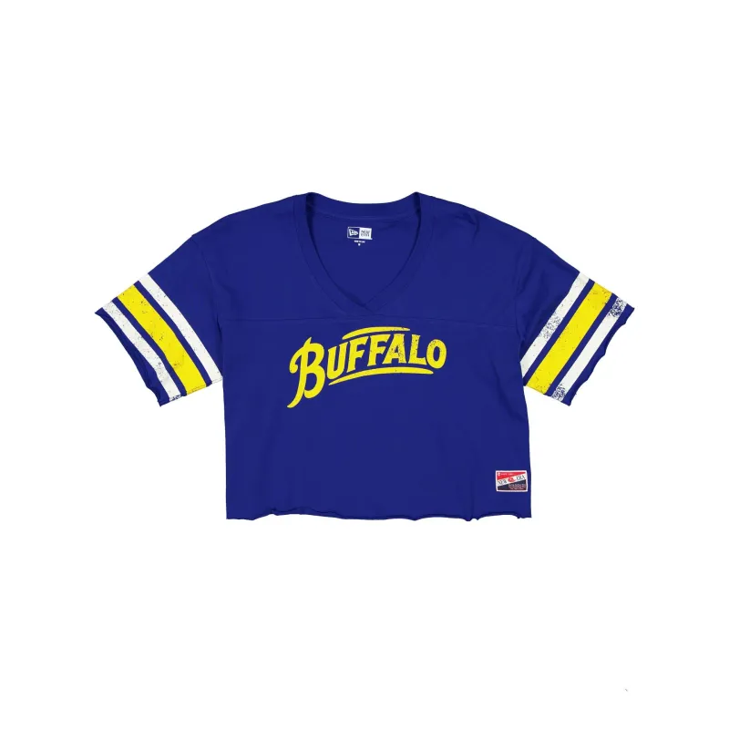 Buffalo Sabres Throwback Cropped Women's T-Shirt sold by New Era