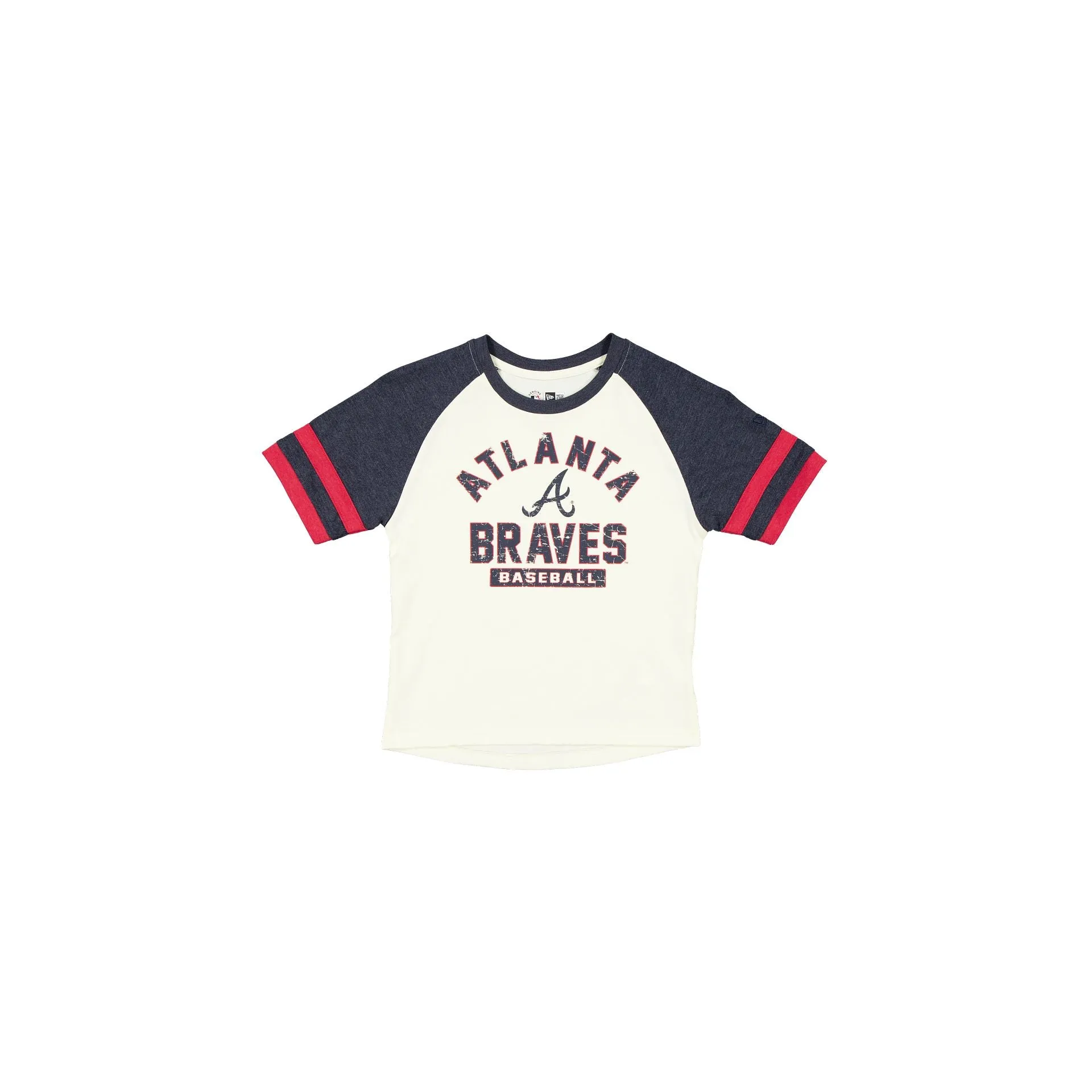 Atlanta Braves Boys Baseball T-Shirt sold by New Era