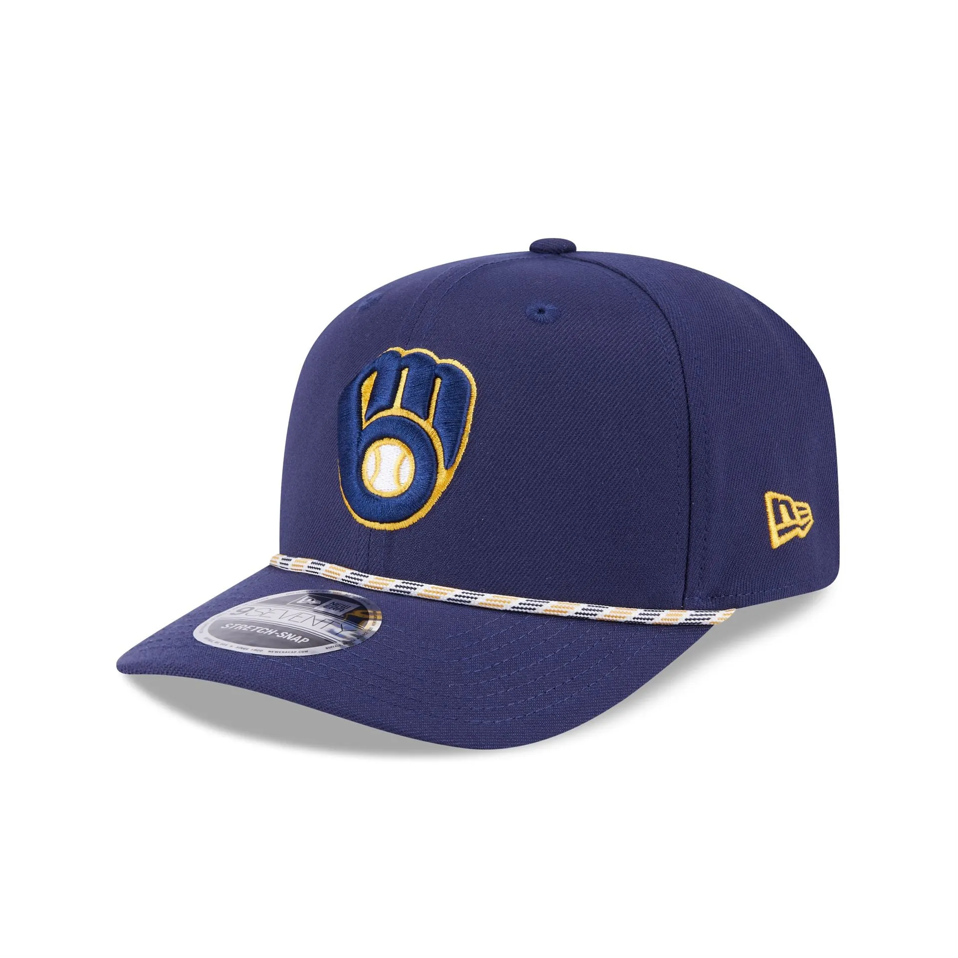 Milwaukee Brewers Multi Rope 9SEVENTY Stretch-Snap Hat sold by New Era