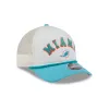Miami Dolphins Chrome Arch 9FORTY M-Crown A-Frame Trucker Hat sold by New Era