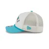 Miami Dolphins Chrome Arch 9FORTY M-Crown A-Frame Trucker Hat sold by New Era