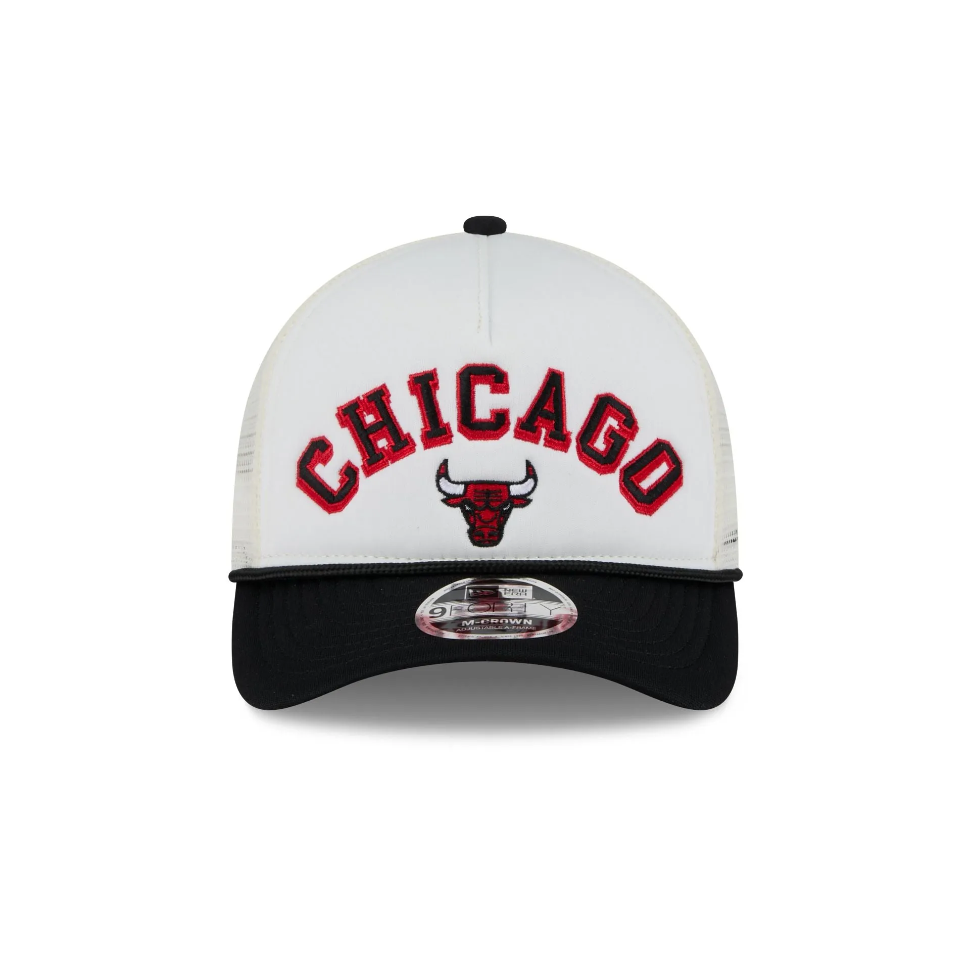 Chicago Bulls Chrome Arch 9FORTY M-Crown A-Frame Trucker Hat sold by New Era product image thumbnail 2