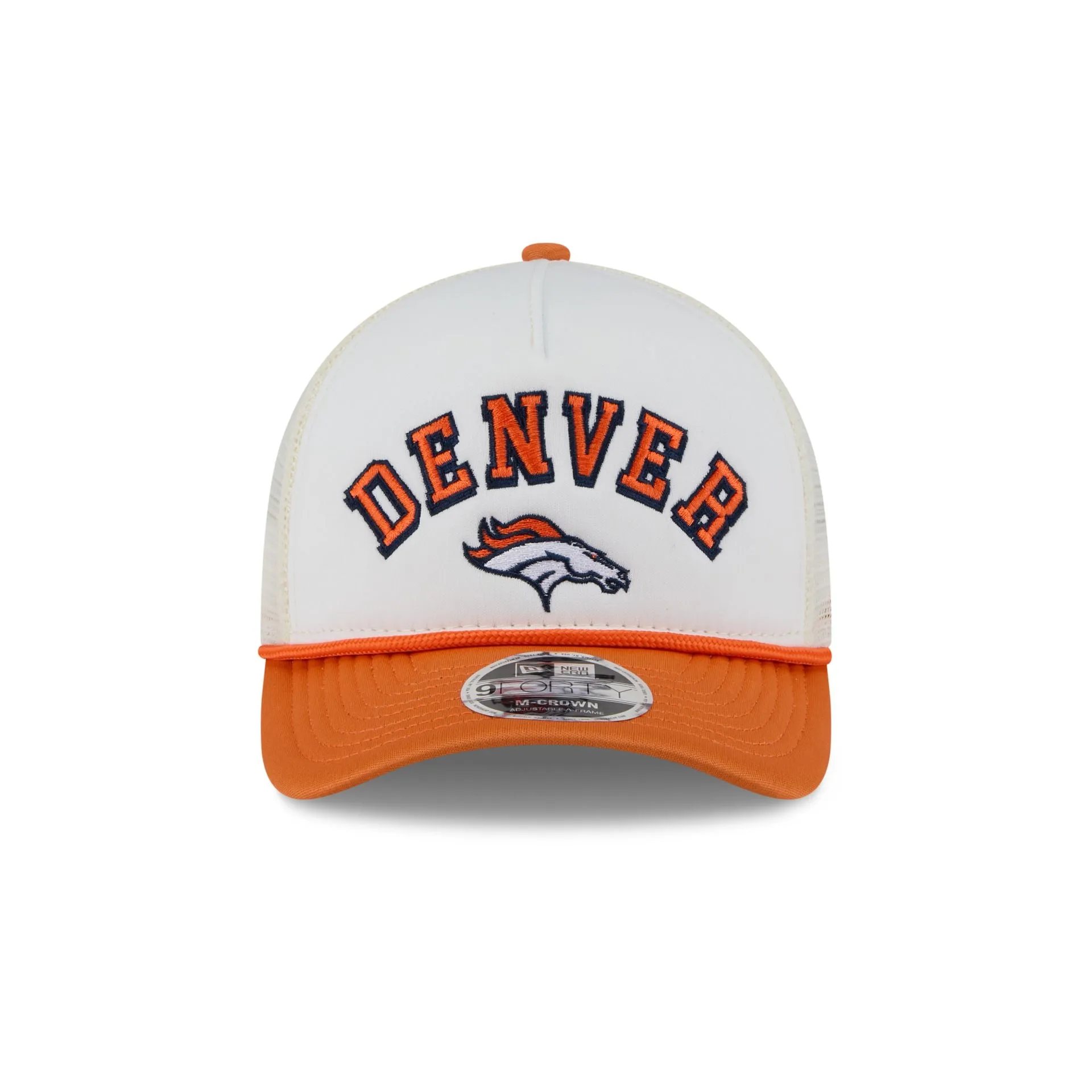 Denver Broncos Chrome Arch 9FORTY M-Crown A-Frame Trucker Hat sold by New Era product image thumbnail 2